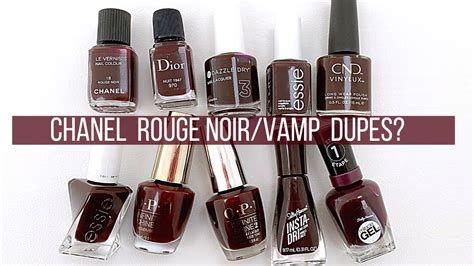 dupe for chanel vamp nail polish|chanel vamp lipstick dupe.